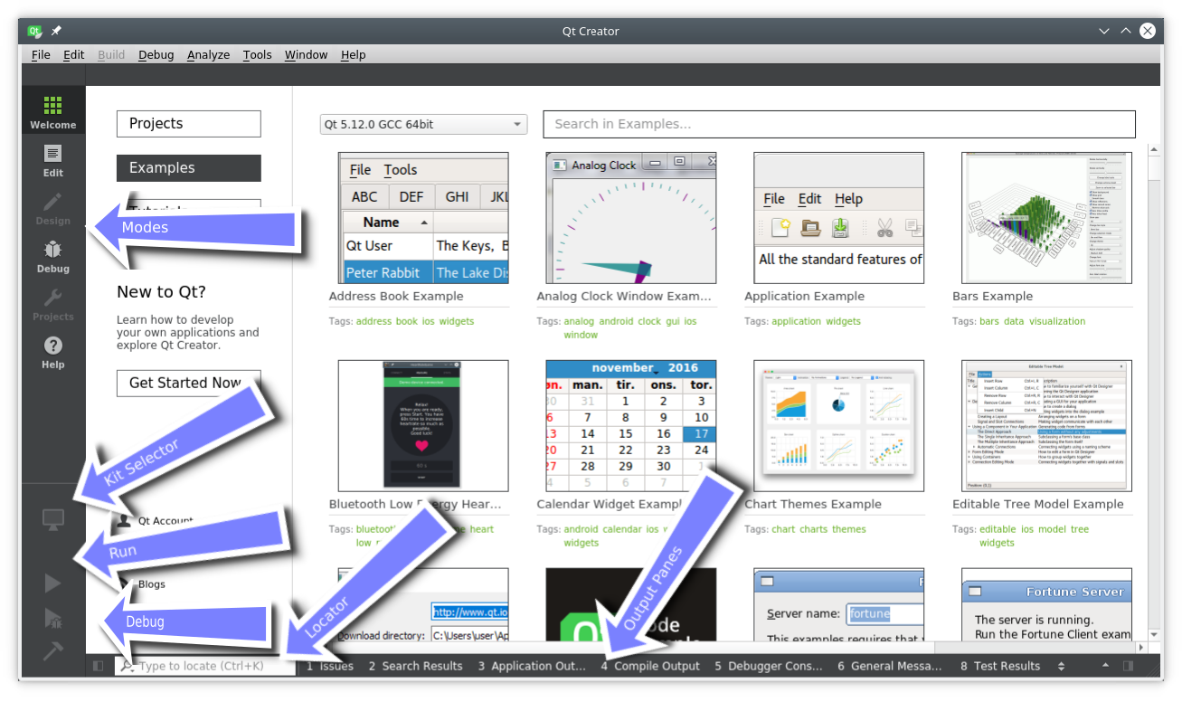 setting up qt creator windows